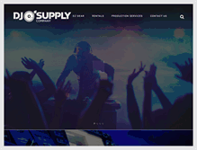 Tablet Screenshot of djsupplyco.com